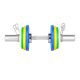 10. GOP050 (+COLLARS) 5 KG 50 CM HMS SHORT OLYMPIC BARBELL