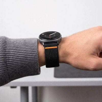 5. Tech-Protect Nylon Clasp Strap for Samsung Galaxy Watch 40/44/46 mm - Black