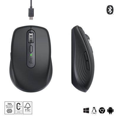 2. Logitech MX Anywhere 3S Graphite Mouse
