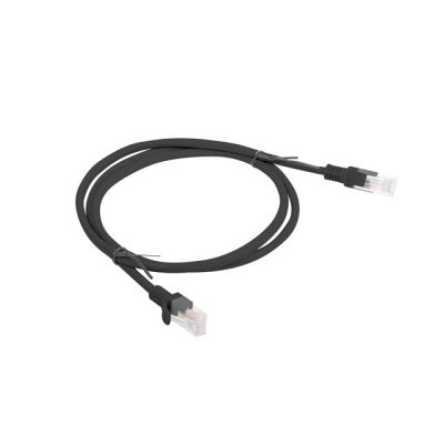 2. UTP patch cord Lanberg PCU6-10CC-0100-BK (RJ45 - RJ45 ; 1m; UTP; cat. 6; black color)