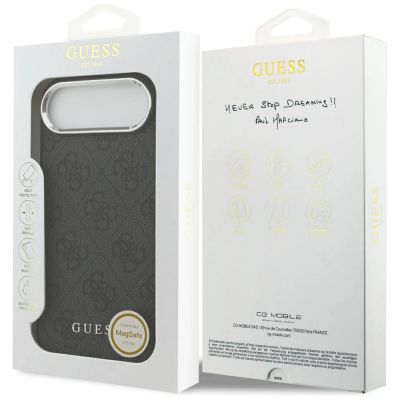 8. Guess 4G Classic Logo MagSafe case for iPhone 17 Air - black