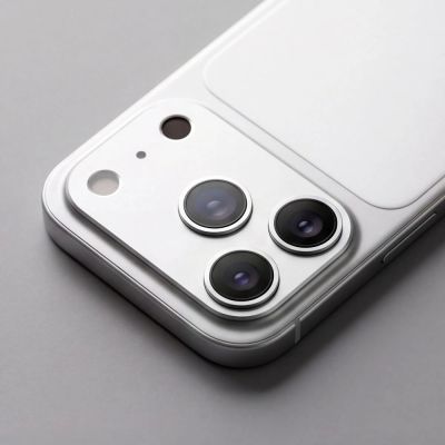 5. Tech-Protect Camfull Fit+ Tempered Glass Camera Screen Protector for iPhone 18 Pro Max - Silver
