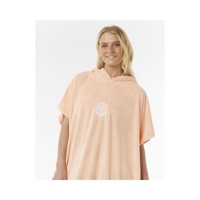3. RIP CURL Classic Surf Hooded Towel women's poncho, orange
