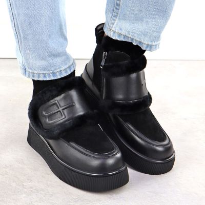 8. Potocki W WOL90A insulated ankle boots, black