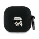 Karl Lagerfeld Silicone Karl Head 3D Case for AirPods 4 - Black