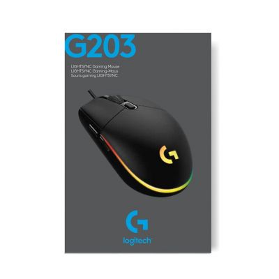 10. Logitech G203 Lightsync Mouse