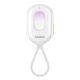 4. Baseus Heyo Series II Hidden Camera Detector with Alarm and Mini Flashlight + Baseus Simple USB-A - USB-C Cable - White
