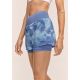 3. CASALL Breeze Printed Running Short, navy blue