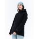 5. Women’s hooded zip-up ski/snowboard jacket PROTEST PRTBEVERLY, black