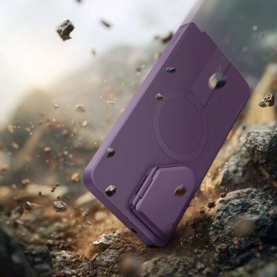 6. Tech-Protect Kevlar Aura MagSafe Case for Samsung Galaxy S26 Ultra - Purple