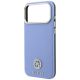 6. Guess Grained Round Strass Logo MagSafe Case for iPhone 18 Pro Max / 17 Pro Max - Blue