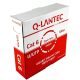 Q-LANTEC U/UTP category 6 network cable, twisted pair, PVC, Eca 4PR, 1Gb/s (10Gb/s up to 55m), gray, 100m (KIU6PVC100Q)