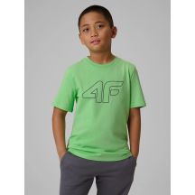 Boy's regular printed T-shirt 4F 4FJRSS26TTSHM3599-10S
