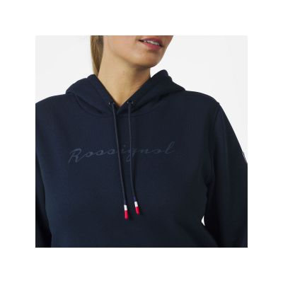 12. Rossignol W LOGO SWEAT HOOD FL navy blue