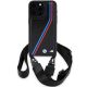 2. BMW M Edition Carbon Tricolor Lines & Strap case for iPhone 15 Pro Max - black
