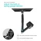 8. ONKRON G90-B Tilt and swivel desk mount for 13"-34" monitors, max 10 kg, with rotation, black