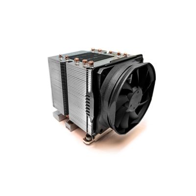 4. Dynatron B14 computer cooling system Processor Air Cooler 8 cm Aluminum, Black 1 pc.