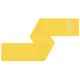 12. TRAINING TAPE FOR PILATES EXERCISES 2000x150x0.25MM 5-8KG YELLOW