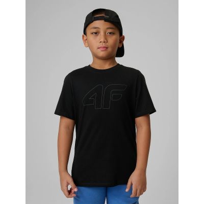 Boy's regular printed T-shirt 4F 4FJRSS26TTSHM3599-10S
