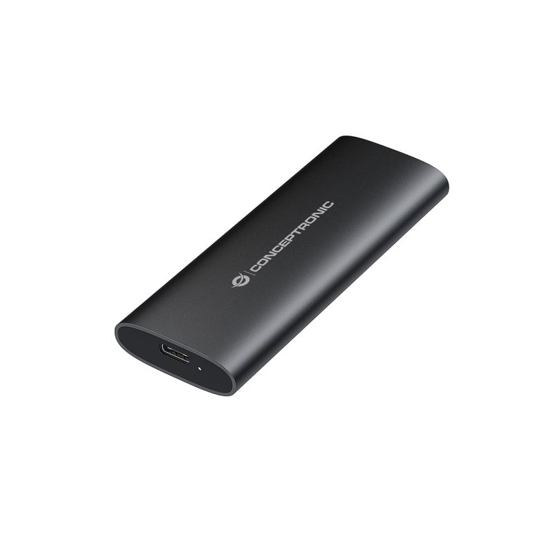 Conceptronic StreamVault DANTE04B Hard Drive Enclosure SSD Case Black M.2