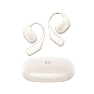 3. OWS Baseus Eli 2i Fit Headphones with Ear Hooks - White