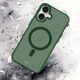 25. 3mk Smoke MagCase for iPhone 16 - Green-Translucent
