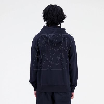 3. New Balance Essentials Stacked Logo Frenc M Hoodie MT31537BK