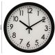 7. PP WALL CLOCK 20CM BLACK