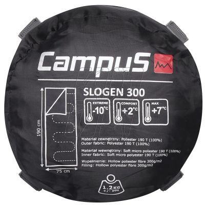 4. Campus Slogen 300 Right Sleeping Bag CUP701123200