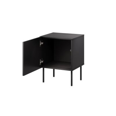 2. Bedside table 2 pcs ISLA 44.5x40x59 black matt