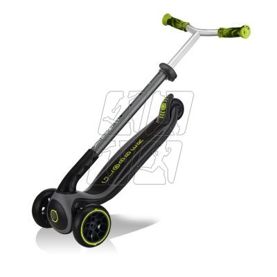 8. Globber Master Prime 3-Wheel Scooter / Black - Lime Green 664-106