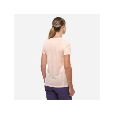 4. MILLET Ubic Wool T-shirt for women in light pink