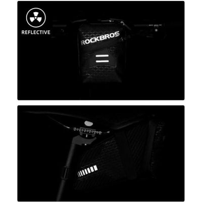 4. Rockbros saddle bag 1.5l, black