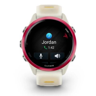 4. Garmin Forerunner 570 42mm Bone/Raspberry Aluminum watch