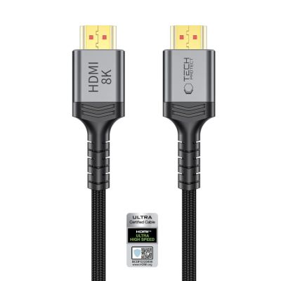 4. Tech-Protect UltraBoost HDMI 2.1 4K 120HZ / 8K 60HZ cable 100 cm - black