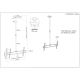 5. Manhattan 423625 Monitor Mount/Stand 177.8 cm (70") Wall Black