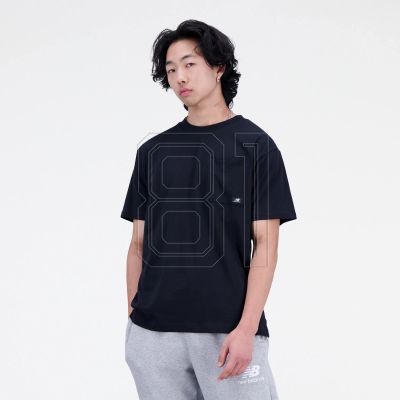 4. New Balance t-shirt Essentials Reimagined Cott M MT31542BK