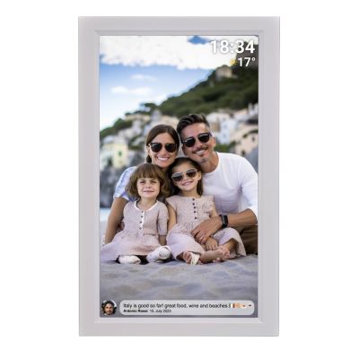 4. Denver PFF-1503 Digital Photo Frame White 39.6 cm (15.6") Touchscreen Wi-Fi