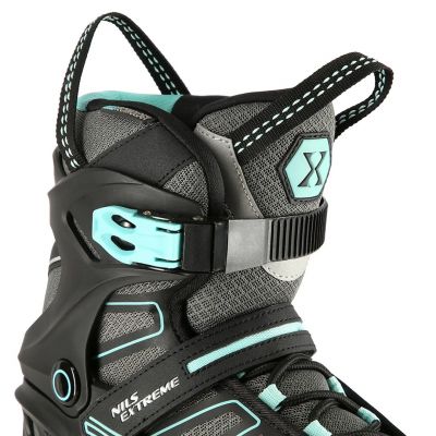 7. NILS Extreme NA14217 roller skates black and mint size 45