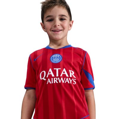 5. Nike PSG Stadium 2025/26 Kids' Football Shirt Red HM4126 680