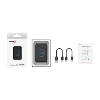 25. Carlinkit Lite S HDMI Wireless Adapter 4GB+32GB Android Auto/Carplay for Car Stereos Black