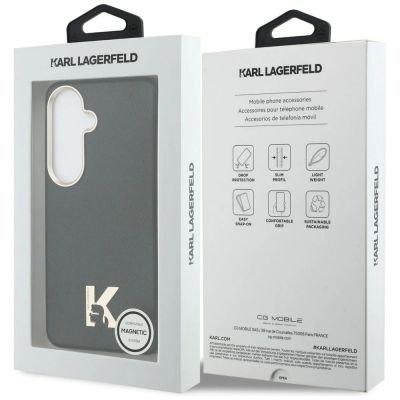 8. Karl Lagerfeld K Metal Logo MagSafe Case for Samsung Galaxy S26 - Black