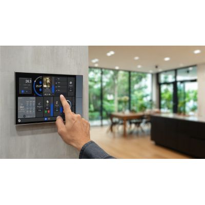 10. Shelly Wall Display XL Wireless, Black, Light Gray