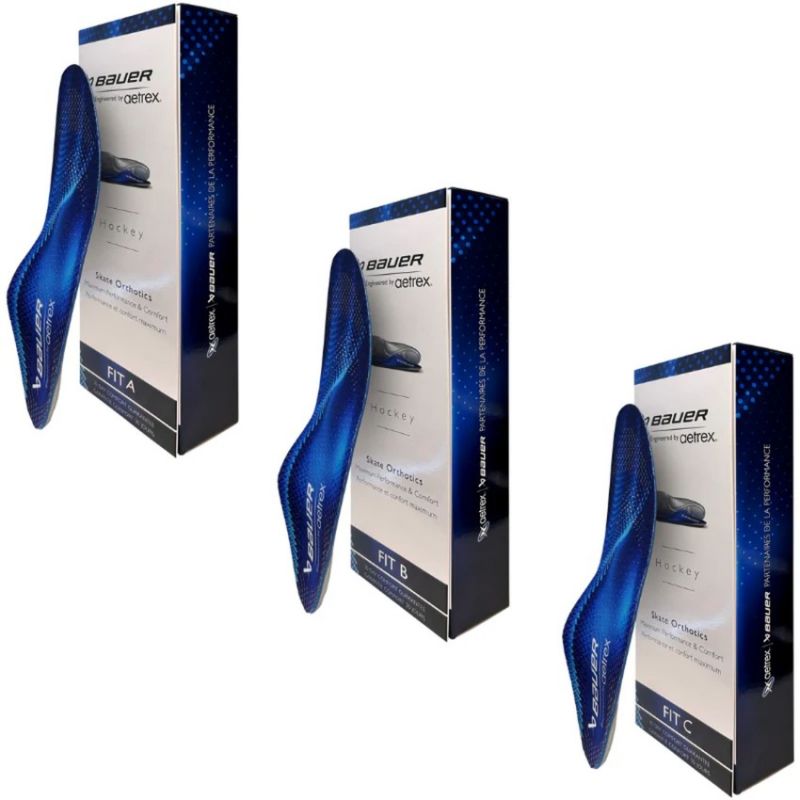 4. Bauer Aetrex Orthotic 1064369 Hockey Skate Insoles