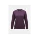 Peak Performance W Original Small Logo Crew Sweatshirt Purple