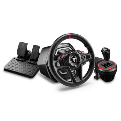 Thrustmaster T128 Shifter Pack, Wheel + Pedals, PC, Xbox, Handbrake Button, View Button, Settings Button, Directional Buttons, Menu Button, Share Button, Analog, 900°, Wired