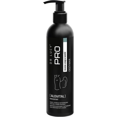 DR LUCY PRO ALOVITAL 250 ML MOISTURIZING UNIVERSAL HAIR CONDITIONER FOR SOFT, LONG COATS WITH ALOE AND VITAMINS