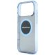 6. Mercedes AMG IML Transparent Bicolor Block MagSafe Case for iPhone 18 Pro Max / 17 Pro Max - Black and Blue