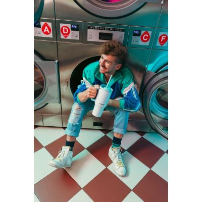 11. Kambukka Rio Tumbler 950ml Frosty Coconut Thermo Mug with Telescopic Straw