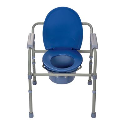 18. 3-in-1 folding toilet chair